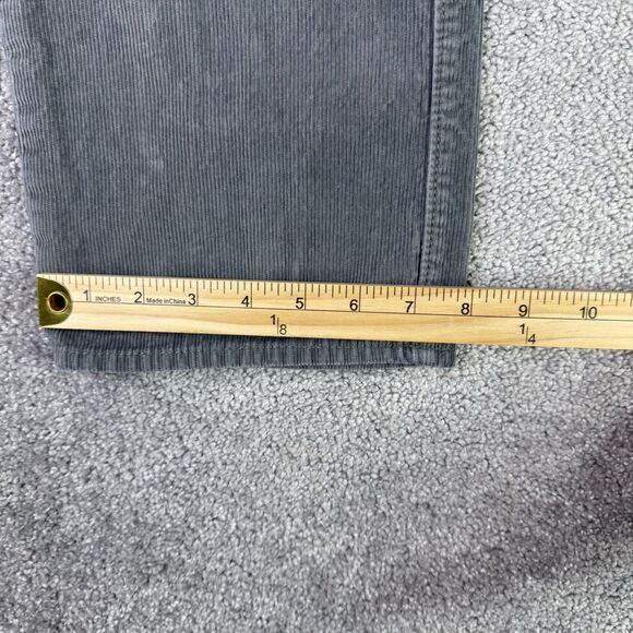 J Crew Pants Men’s 32x30 Gray Slim Straight Corduroy Casual Business - Picture 7 of 9